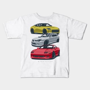 400Z, Impreza & 3000GT Kids T-Shirt